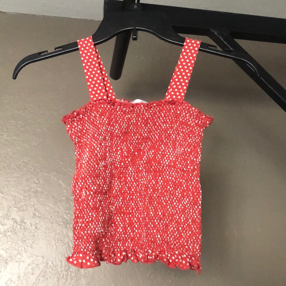 White Fawn Small Juniors Crop Tank Top